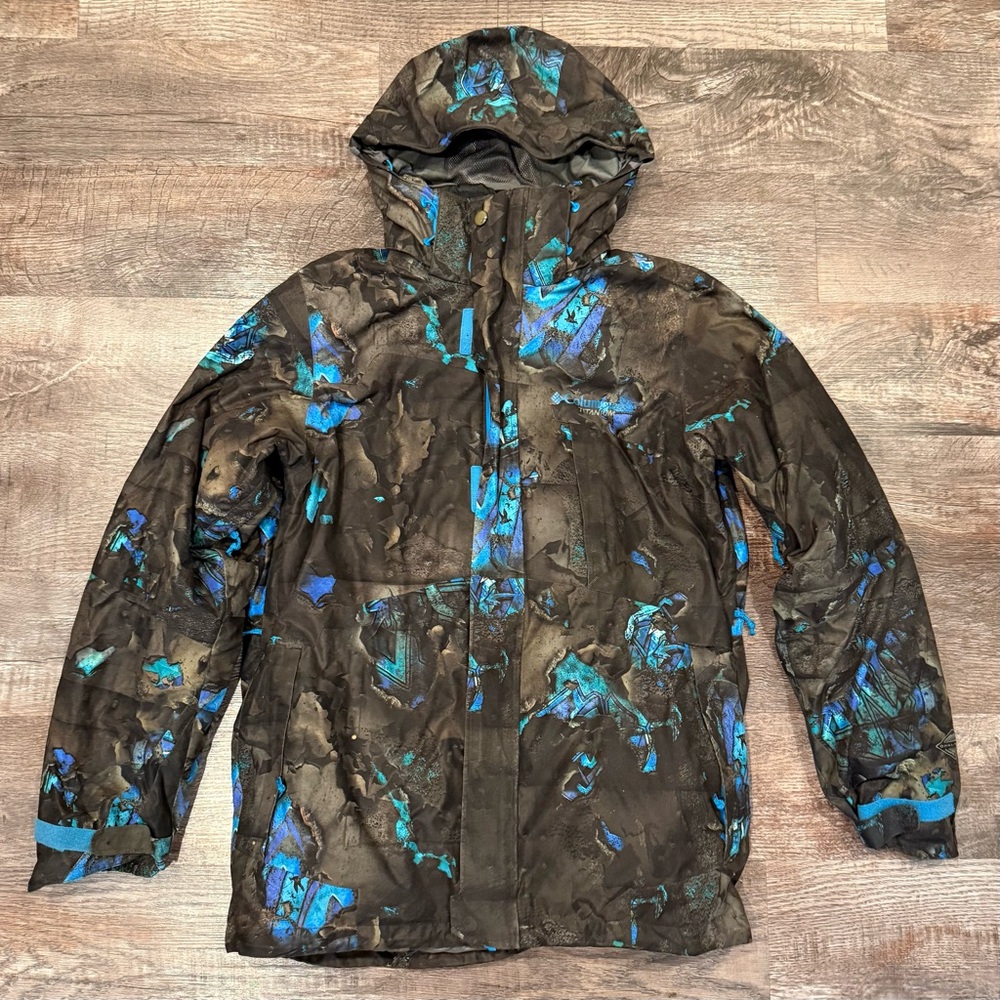 Columbia Mens Titanium Winter 2 in 1 Jacket Small Waterproof Omni-Tech